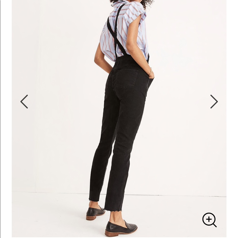Madewell Skinny Overalls in Lunar Wash